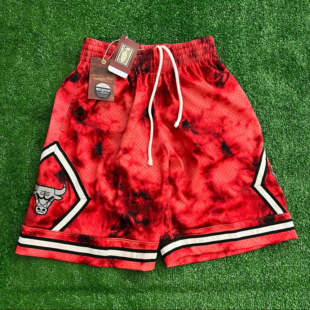 Chicago Bulls Mitchell & Ness Galaxy Jersey Shorts